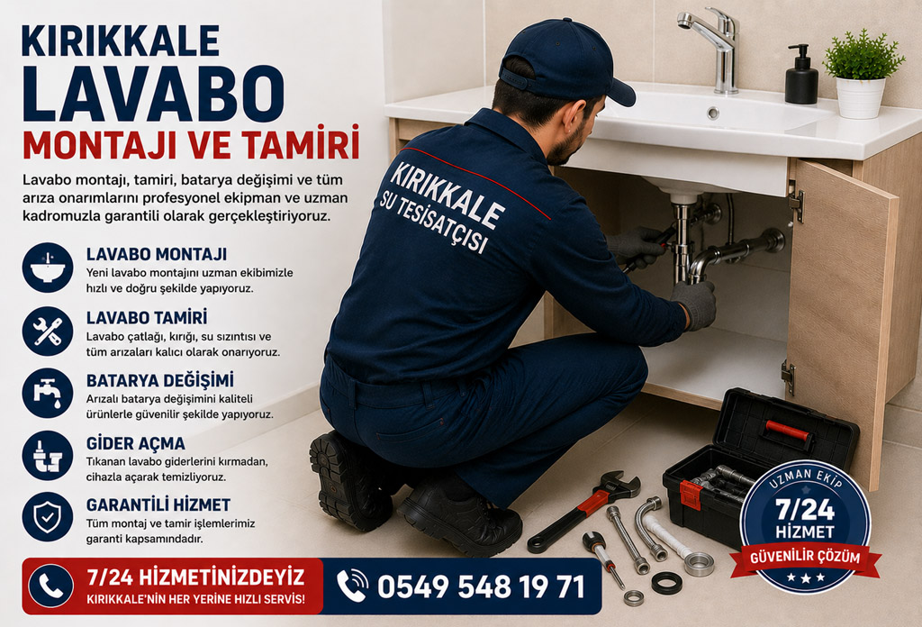 Kırıkkale Lavabo Montajı ve Lavabo Tamiri